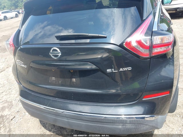 45668191 :رقم المزاد ، 5N1AZ2MH4FN263962 vin ، 2015 Nissan Murano Sl مزاد بيع