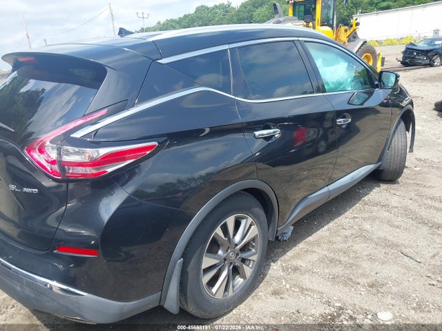 45668191 :رقم المزاد ، 5N1AZ2MH4FN263962 vin ، 2015 Nissan Murano Sl مزاد بيع
