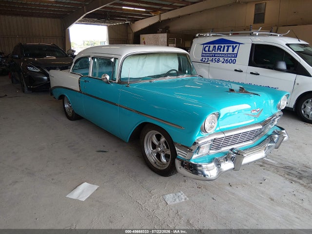 45668333 :رقم المزاد ، VB56L100457 vin ، 1956 Chevrolet Bel Air مزاد بيع