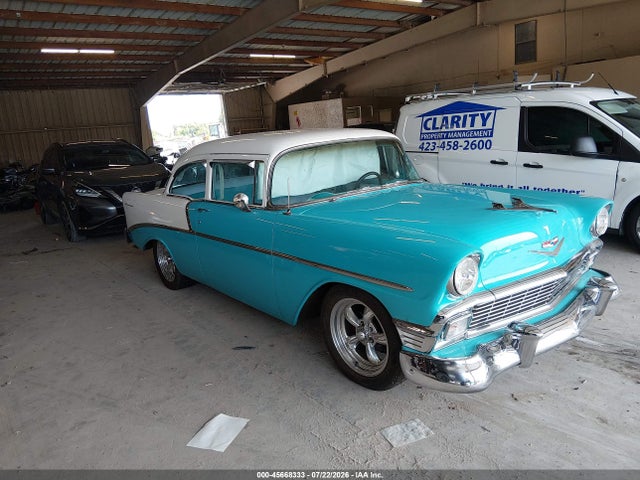 45668333 :رقم المزاد ، VB56L100457 vin ، 1956 Chevrolet Bel Air مزاد بيع