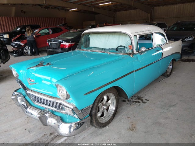 45668333 :رقم المزاد ، VB56L100457 vin ، 1956 Chevrolet Bel Air مزاد بيع