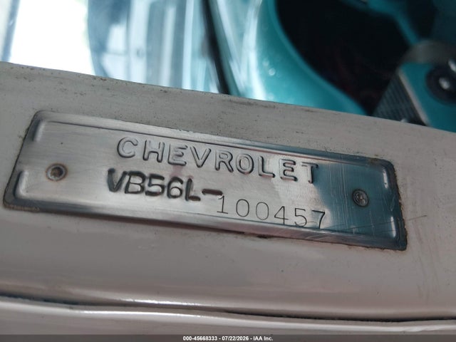45668333 :رقم المزاد ، VB56L100457 vin ، 1956 Chevrolet Bel Air مزاد بيع