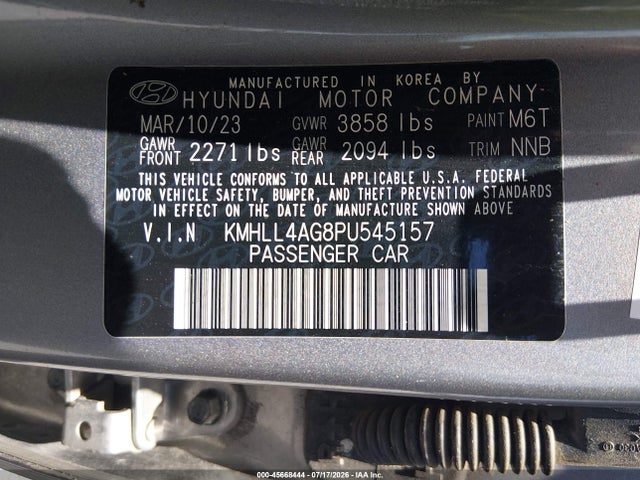 Hyundai ELANTRA SE 2023 KMHLL4AG8PU545157 Image 9