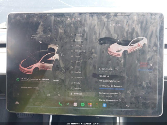 Tesla Model 3 Long Range/mid Range 2018 5YJ3E1EA0JF157231 Image 7