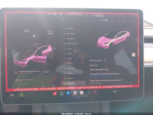 Продаж на аукціоні авто 2023 Tesla Model 3 Rear-wheel Drive, vin: 5YJ3E1EA4PF577535, номер лоту: 45668636