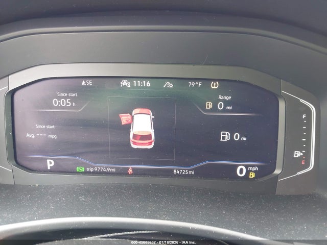 45668637 :رقم المزاد ، 1V2HE2CA1NC203472 vin ، 2022 Volkswagen Atlas Cross Sport 3.6l V6 Se W/technology مزاد بيع