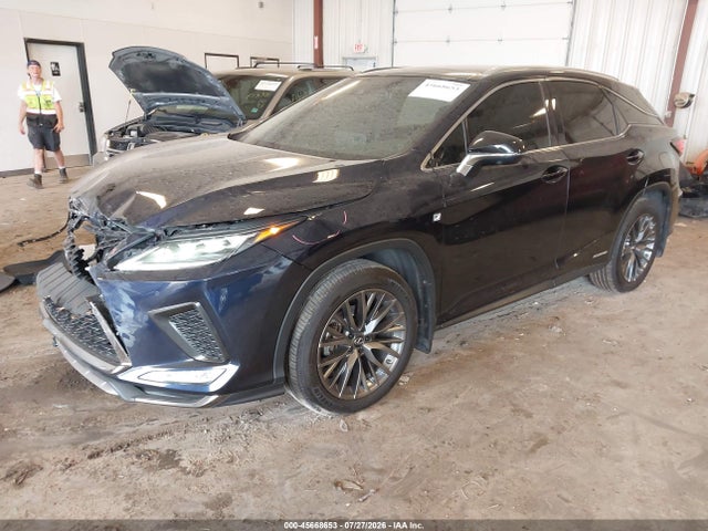 2020 Lexus Rx 450h F Sport Performance მანქანა იყიდება აუქციონზე, vin: 2T2YGMDA6LC051498, აუქციონის ნომერი: 45668653
