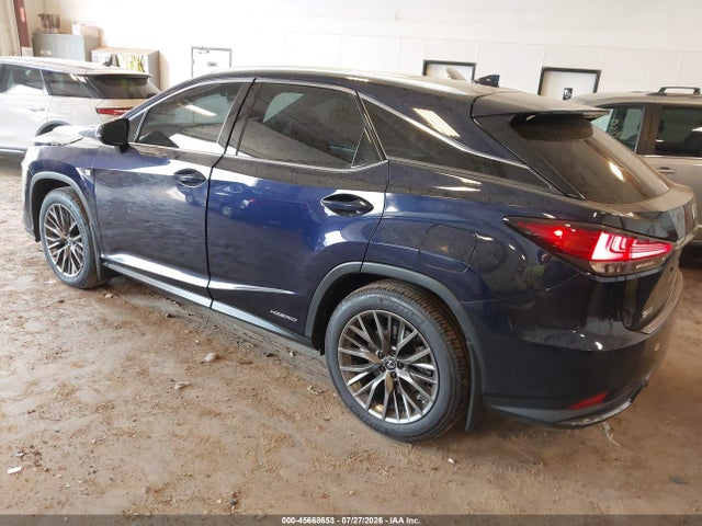 2020 Lexus Rx 450h F Sport Performance მანქანა იყიდება აუქციონზე, vin: 2T2YGMDA6LC051498, აუქციონის ნომერი: 45668653
