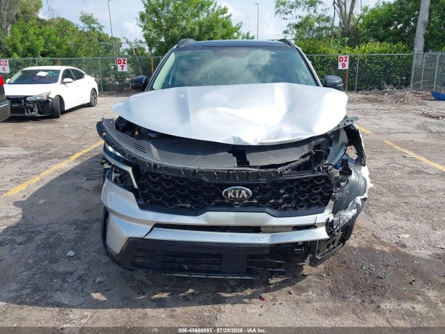 45668693 :رقم المزاد ، 5XYRK4LF0MG032939 vin ، 2021 Kia Sorento Sx مزاد بيع