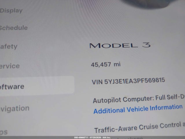 Tesla Model 3 Rear-wheel Drive 2023 5YJ3E1EA3PF569815 Image 15