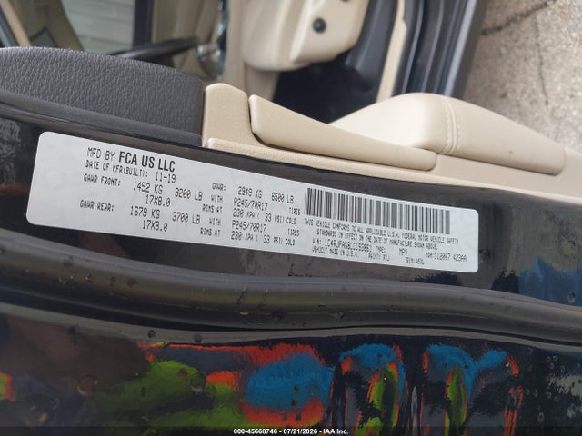 2020 Jeep Grand Cherokee Laredo E 4x4 მანქანა იყიდება აუქციონზე, vin: 1C4RJFAG8LC193861, აუქციონის ნომერი: 45668746
