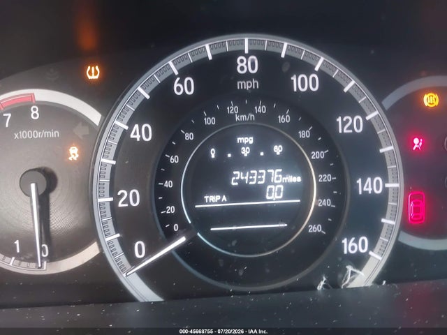 2017 Honda Accord Ex მანქანა იყიდება აუქციონზე, vin: 1HGCR2F7XHA206145, აუქციონის ნომერი: 45668755