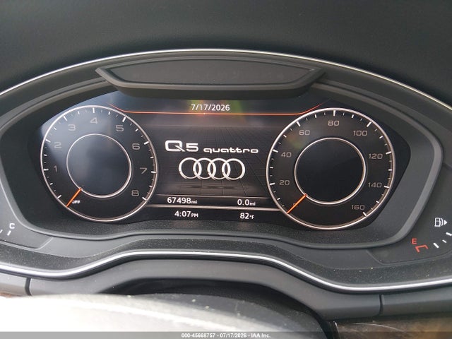 Auction sale of the 2018 Audi Q5 2.0t Premium/2.0t Tech Premium, vin: WA1BNAFY1J2017094, lot number: 45668757