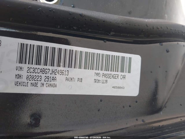 Продажа на аукционе авто 2018 Chrysler 300 300s, vin: 2C3CCABG7JH249613, номер лота: 45668765