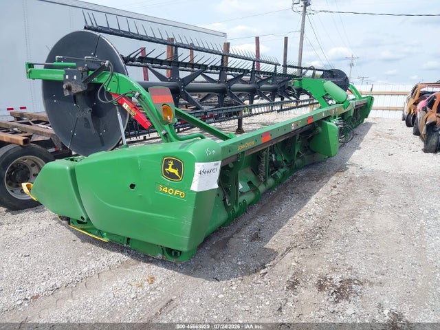 2015 John Deere 640 მანქანა იყიდება აუქციონზე, vin: 1h0640fdhf0775387, აუქციონის ნომერი: 45668929