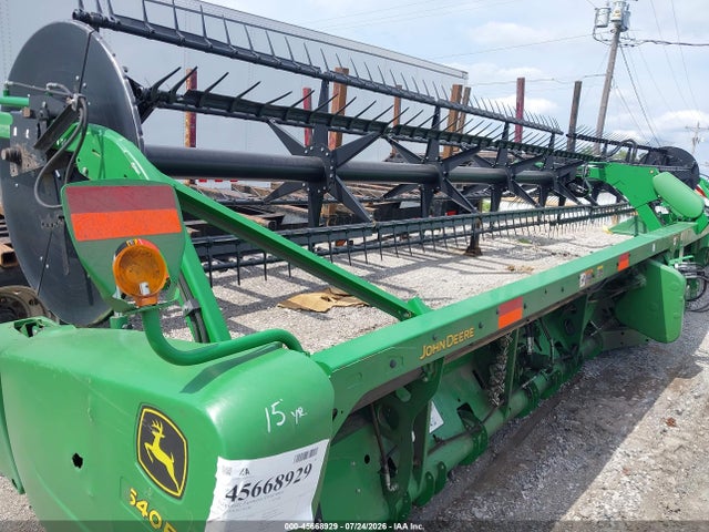 2015 John Deere 640 მანქანა იყიდება აუქციონზე, vin: 1h0640fdhf0775387, აუქციონის ნომერი: 45668929