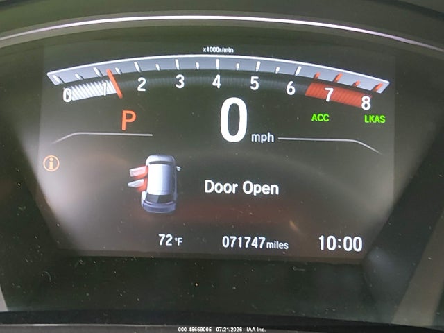45669005 :رقم المزاد ، 2HKRW2H55NH656402 vin ، 2022 Honda Cr-v Awd Ex مزاد بيع