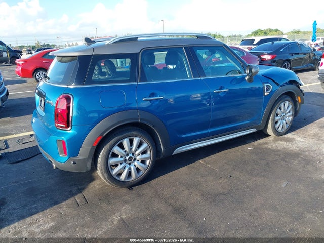 2022 Mini Countryman Cooper S მანქანა იყიდება აუქციონზე, vin: WMZ53BR02N3N98576, აუქციონის ნომერი: 45669036