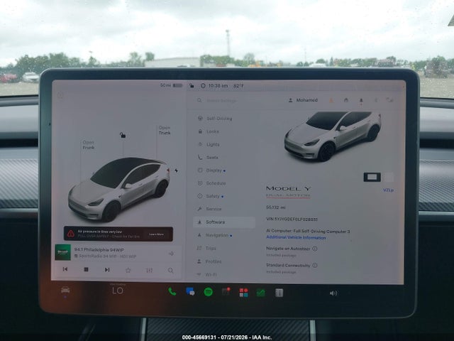45669131 :رقم المزاد ، 5YJYGDEF0LF028051 vin ، 2020 Tesla Model Y Long Range Dual Motor All-wheel Drive/performance Dual Motor All-wheel Drive مزاد بيع