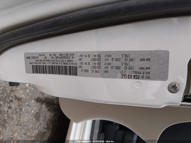 Продаж на аукціоні авто 2017 Dodge Grand Caravan Se, vin: 2C4RDGBGXHR741045, номер лоту: 45669143