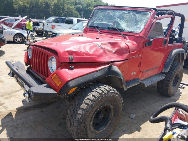 Продажа на аукционе авто 2001 Jeep Wrangler Se, vin: 1J4FA29P41P302347, номер лота: 45669205