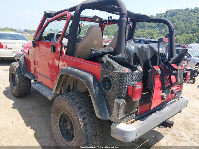 Продажа на аукционе авто 2001 Jeep Wrangler Se, vin: 1J4FA29P41P302347, номер лота: 45669205