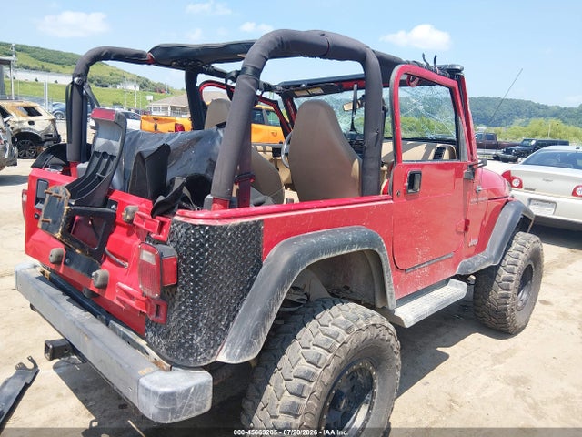 Продажа на аукционе авто 2001 Jeep Wrangler Se, vin: 1J4FA29P41P302347, номер лота: 45669205