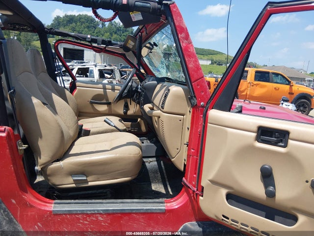 Продажа на аукционе авто 2001 Jeep Wrangler Se, vin: 1J4FA29P41P302347, номер лота: 45669205