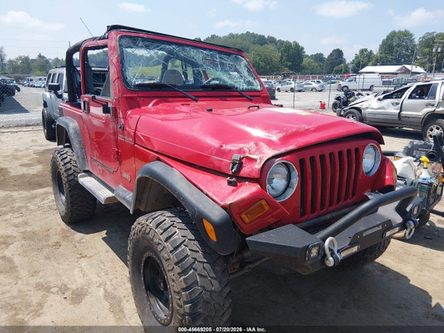Продажа на аукционе авто 2001 Jeep Wrangler Se, vin: 1J4FA29P41P302347, номер лота: 45669205