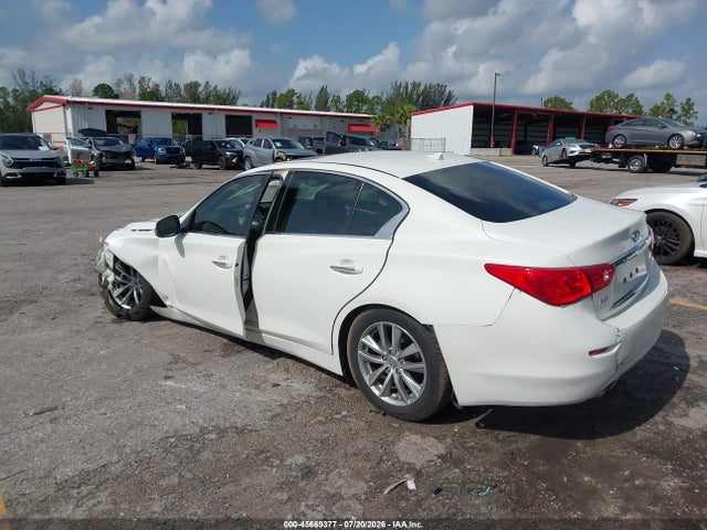 45669377 :رقم المزاد ، JN1EV7AR4GM343798 vin ، 2016 Infiniti Q50 3.0t Premium مزاد بيع