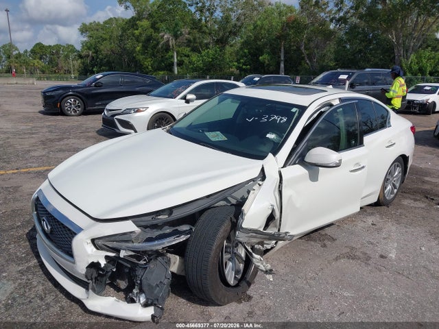 45669377 :رقم المزاد ، JN1EV7AR4GM343798 vin ، 2016 Infiniti Q50 3.0t Premium مزاد بيع