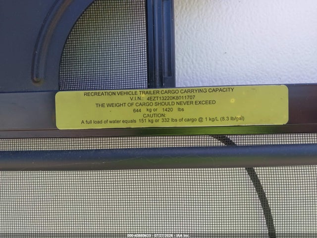 Aukcja sprzedaży 2019 Kz Ste3, vin: 4EZT13220K8011707, numer aukcji: 45669439