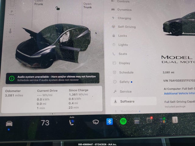 Aukcja sprzedaży 2026 Tesla Model Y All-wheel Drive/long Range Launch Series/premium All-wheel Drive, vin: 7SAYGDEE5TF570224, numer aukcji: 45669447