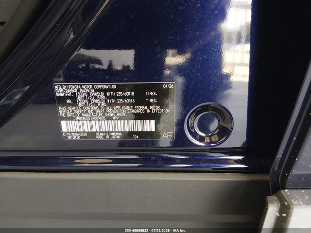 Продажа на аукционе авто 2026 Toyota Bz Xle Plus, vin: JTMBCAEB2TA009605, номер лота: 45669532