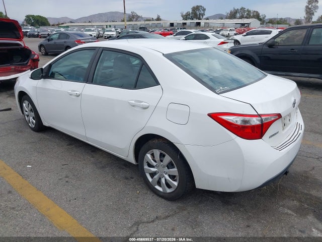 2T1BURHE3EC028776 Toyota COROLLA LE