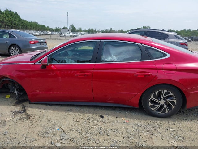 45669569 :رقم المزاد ، KMHL24JJ0MA020671 vin ، 2021 Hyundai Sonata Blue مزاد بيع