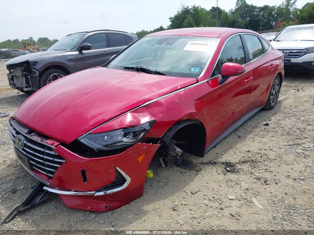 45669569 :رقم المزاد ، KMHL24JJ0MA020671 vin ، 2021 Hyundai Sonata Blue مزاد بيع