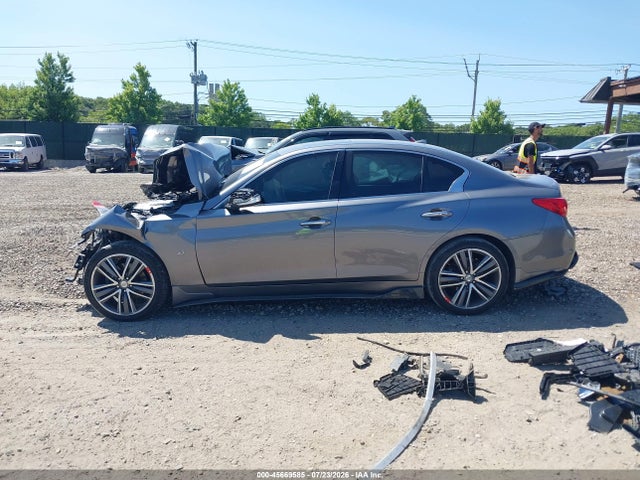 45669585 :رقم المزاد ، JN1BV7AR7FM401307 vin ، 2015 Infiniti Q50 Premium مزاد بيع