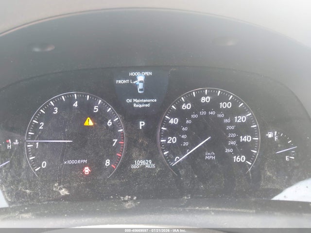 2011 Lexus Ls 460 მანქანა იყიდება აუქციონზე, vin: JTHBL5EF6B5107150, აუქციონის ნომერი: 45669597