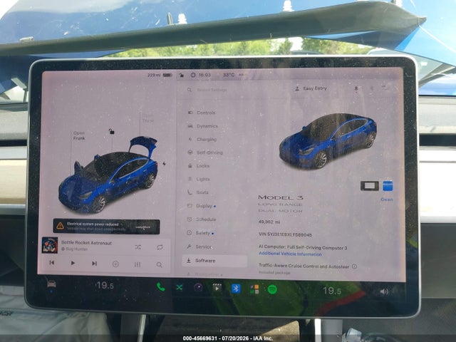 Продажа на аукционе авто 2020 Tesla Model 3 Long Range Dual Motor All-wheel Drive, vin: 5YJ3E1EBXLF589045, номер лота: 45669631
