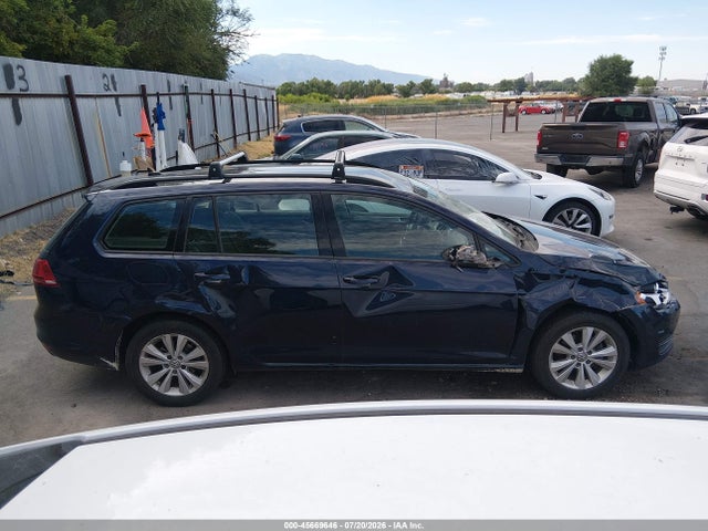 2017 Volkswagen Golf Sportwagen Tsi S მანქანა იყიდება აუქციონზე, vin: 3VW017AU8HM509198, აუქციონის ნომერი: 45669646