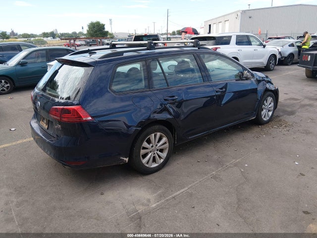 2017 Volkswagen Golf Sportwagen Tsi S მანქანა იყიდება აუქციონზე, vin: 3VW017AU8HM509198, აუქციონის ნომერი: 45669646
