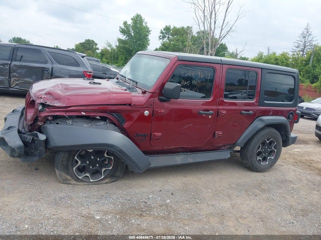 Продажа на аукционе авто 2021 Jeep Wrangler Unlimited Sport S 4x4, vin: 1C4HJXDN3MW707627, номер лота: 45669673