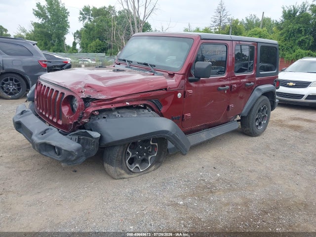 Продажа на аукционе авто 2021 Jeep Wrangler Unlimited Sport S 4x4, vin: 1C4HJXDN3MW707627, номер лота: 45669673