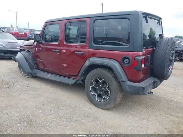 Продажа на аукционе авто 2021 Jeep Wrangler Unlimited Sport S 4x4, vin: 1C4HJXDN3MW707627, номер лота: 45669673