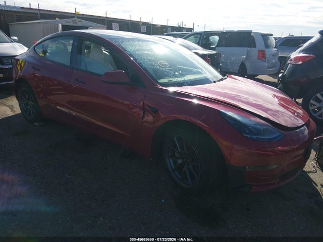 45669699 :رقم المزاد ، 5YJ3E1EB2PF631486 vin ، 2023 Tesla Model 3 Long Range Dual Motor All-wheel Drive مزاد بيع