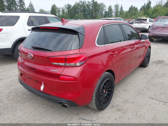 Продажа на аукционе авто 2018 Hyundai Elantra Gt Sport, vin: KMHH55LC4JU020037, номер лота: 45669777