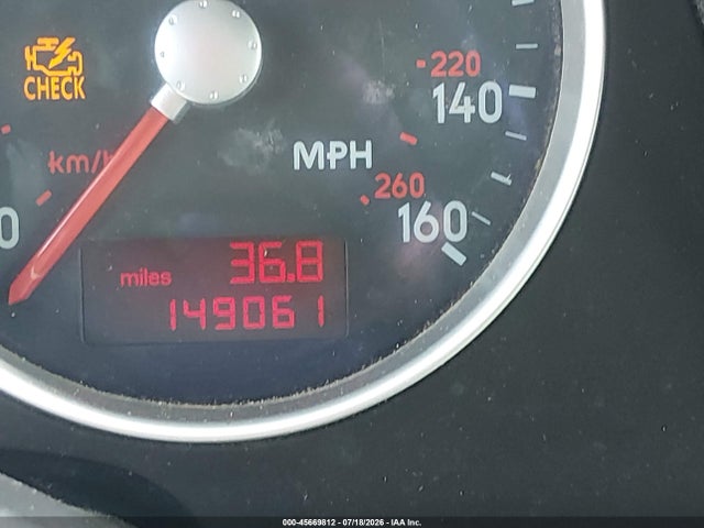 45669812 :رقم المزاد ، TRUUT28N211047780 vin ، 2001 Audi Tt مزاد بيع