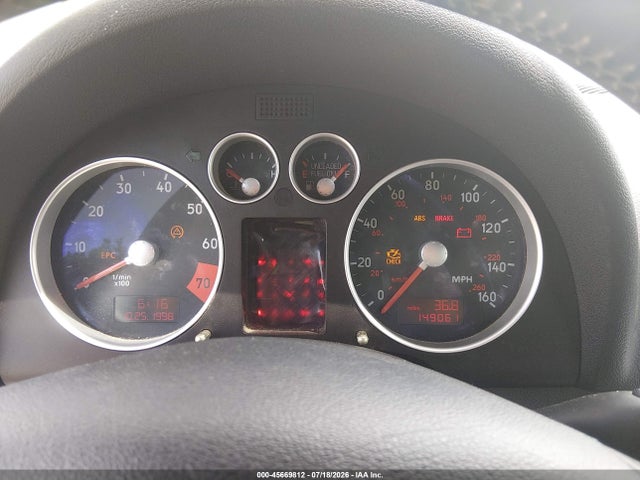 45669812 :رقم المزاد ، TRUUT28N211047780 vin ، 2001 Audi Tt مزاد بيع