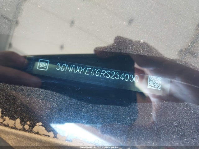 Продаж на аукціоні авто 2024 Chevrolet Equinox Fwd Lt, vin: 3GNAXKEG6RS234030, номер лоту: 45669824